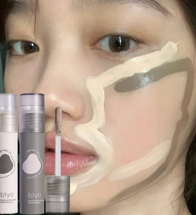 Face Brighten Contouring Liquid Concealer Makeup Waterproof Nose Shadow Contour Lasting Natural Bronzer Highlighter Cosmetics