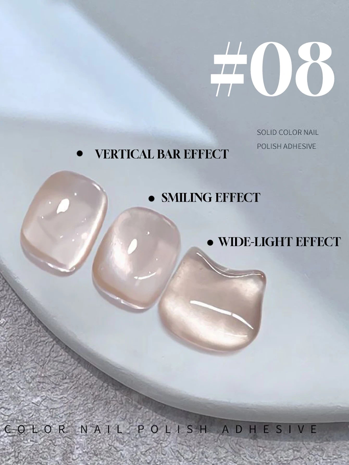 1-21pcs WS Japanese style Sparkling White Gel Nail Polish Fine Sparkling Pink Glitter Cat Eye Nail Gel Nail Art Home DIY