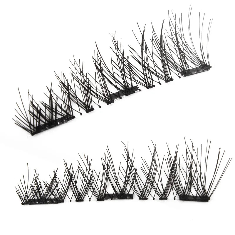 3D Magnetic False Eyelashes Individual Lashes Extension Tools Set Accessories Mink Fake Eyelash Makeup Cosmetics With 2/3 Magnet