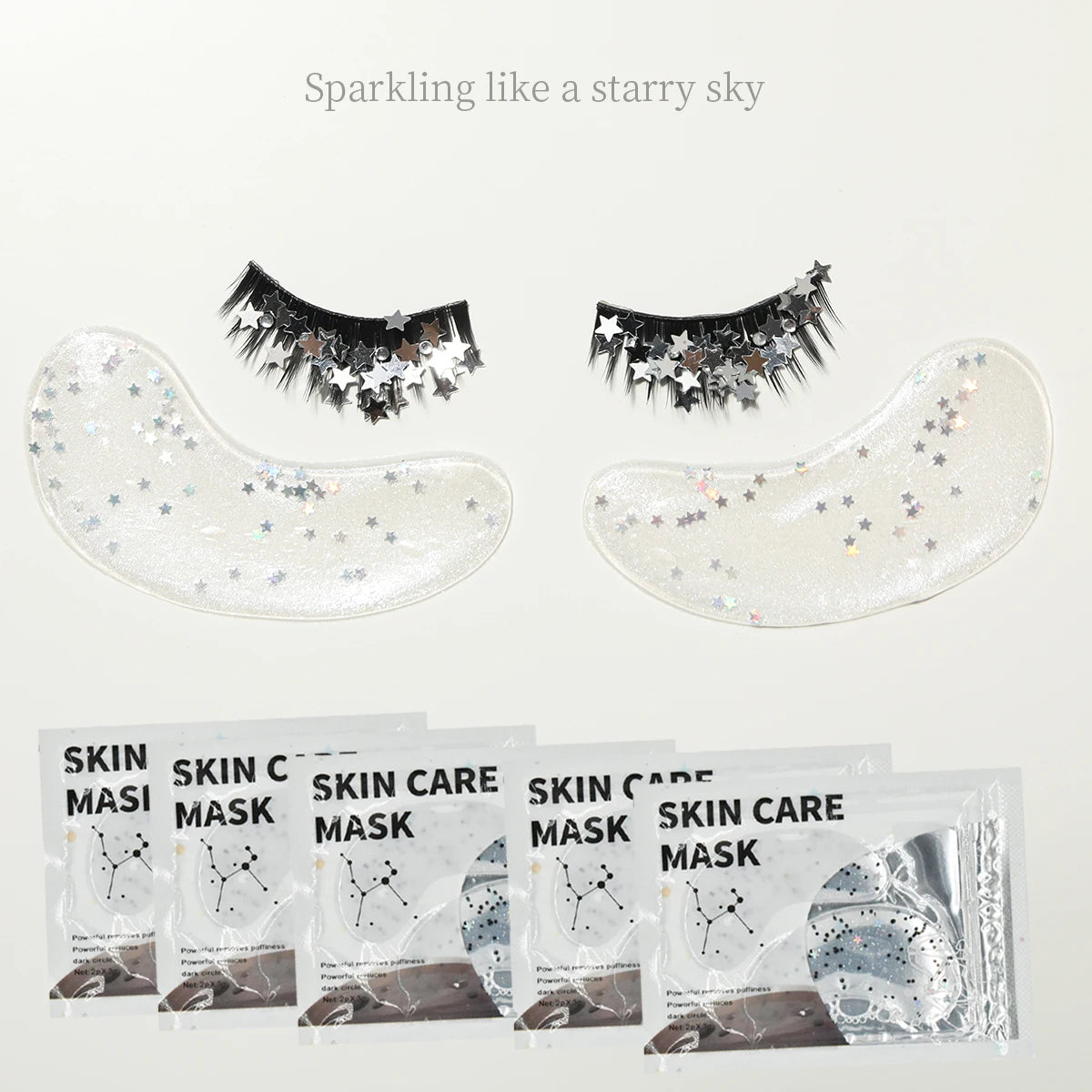 5Pcs/Collagen Eye Mask, Suitable for Puffy Eyes, Dark Circles, Bags and Wrinkles, Contains Collagen, Relieves Stress, Reduces Wrinkles, Restores Skin Vitality