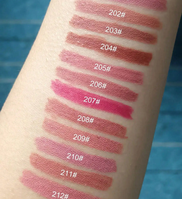 12pcs Lip Liner Pen 12 Colors Professional Lip Liner Pencil and Matte Lip Non-stick Cup Nude Lipstick Pencil SET
