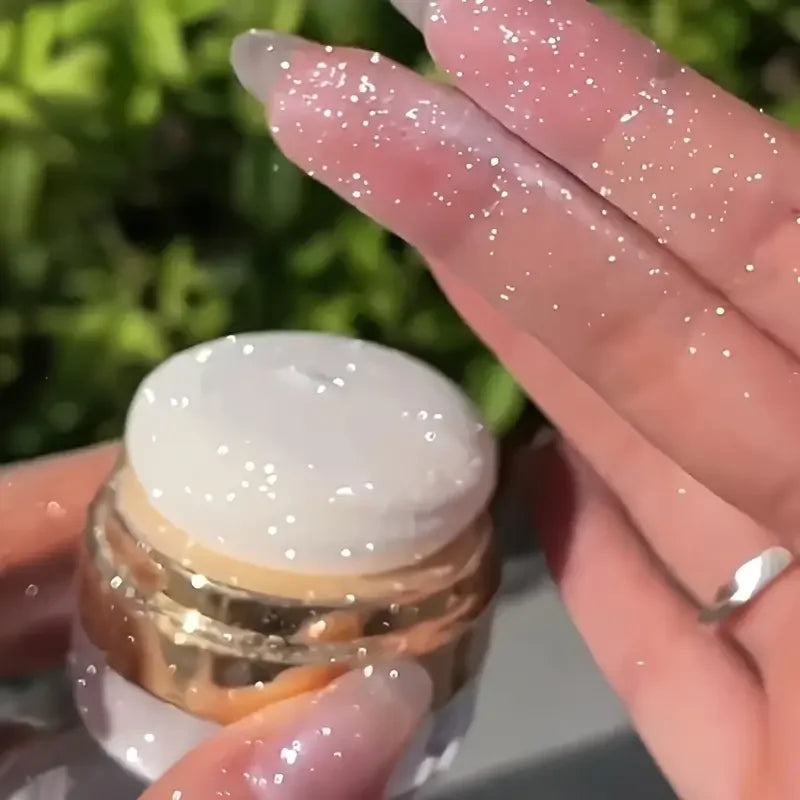 Sparkling Fairy Powder Highlighter -Shimmering Contour Blush for Brightening and Defining Your Features Create a Sparkling Look