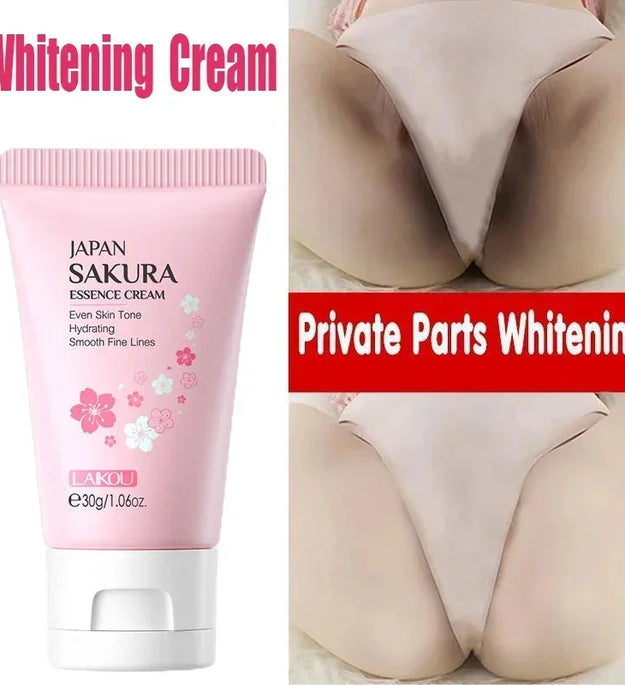 Whitening Serum Cream for Dark Skin Intimate Areas Armpit Private Parts Underarm Lightening Body Cream Skin Care Korea Products