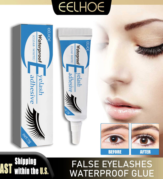 EELHOE Eyelash Extension Glue Fast Drying Strong Waterproof Lasting Eyelash Primer No Irritation Lash Lift False Eyelashes Tool