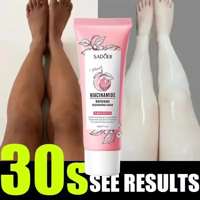 Body Whitening Cream Dark Skin Armpit Lightening Intimate Areas Underarm Bleaching Private Parts Whiten Cream Body Lotion Beauty