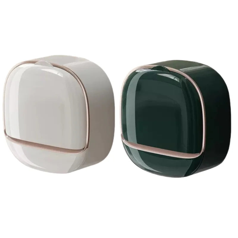 Waterproof Soap Box for Shower, Hanging Soap Holder with Drainage for Bathroom Storage