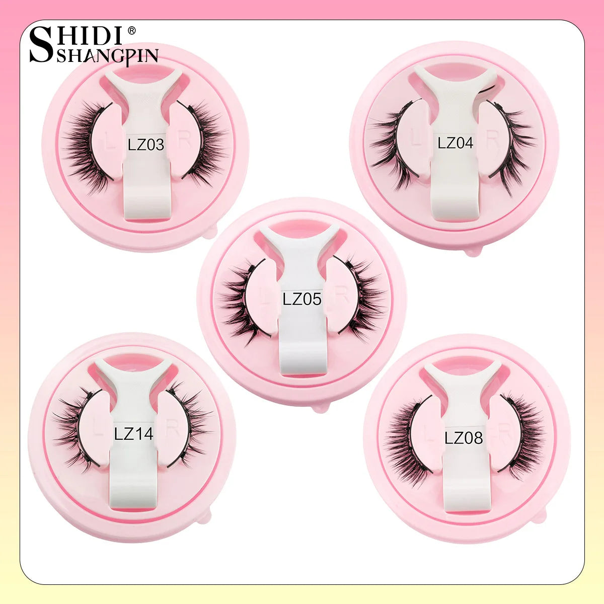 3D Fluffy Mink Magnetic Lashes Kit - 1 Pair Winged Anime Natural False Eyelash Extension No Glue Needed Magnet Band Makeup Tool