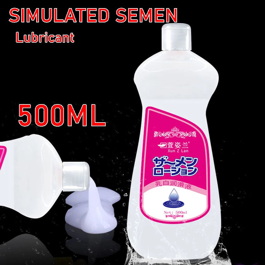 500ML Lubricant for Sex Cream Super Capacity Viscous Lube Water Based Sex Massage Oil Anal Adult Masturbation Toy Couple Game 18