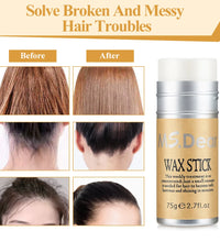 Hair Wax Stick For Wig Professional Hair Wax Stick Gel Cream Non-Greasy Style Hair Wax Stick For Men Women Broken Hair Artifact - BlissFully