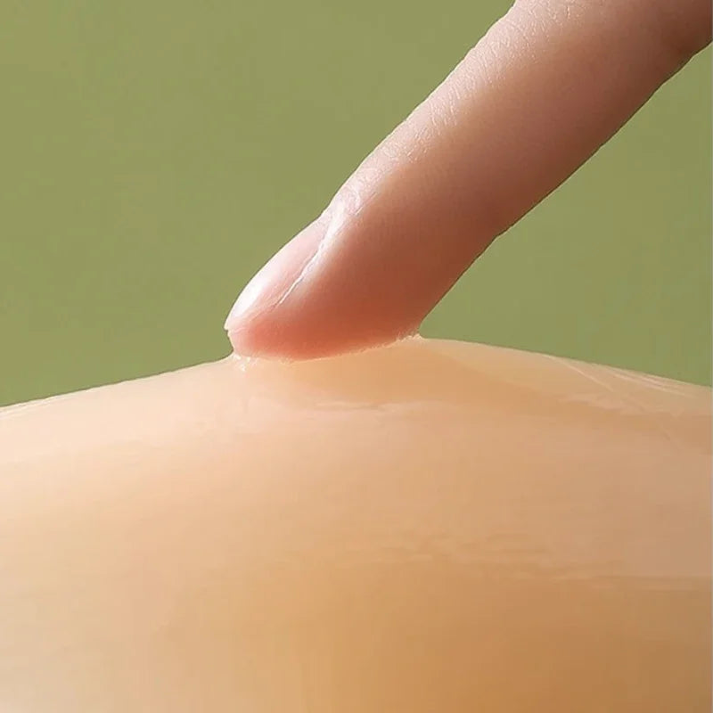 Reusable Women Breast Petals Lift Nipple Cover Invisible Petal Adhesive Strapless Backless Stick on Bra Silicone Breast Stickers