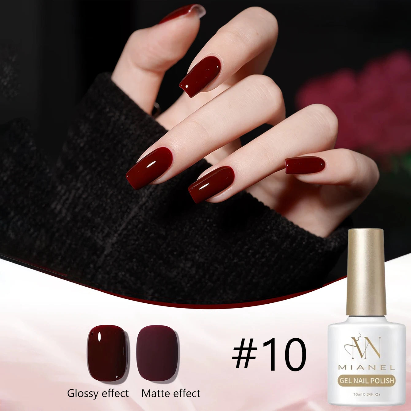 12ML 1-21PCS Winter And Autumn Whitening Red Glass Bead Cat Eye Magnet Gel Nail Polish Christmas Nails Nail Set Nail Art