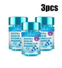 Magic Hair Vitamin Capsule Keratin Oil Fast Restore Hair Soft Smooth Shiny Deep Moisturizer Frizzy Dry Scalp Hair Care Products - BlissFully