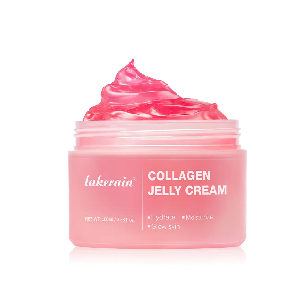 Moisturizing Collagen Jelly Cream Niacinamide Hydrolyzed Collagen Tightening Soothing Anti-Aging Firmness Hydration Skincare - BlissFully