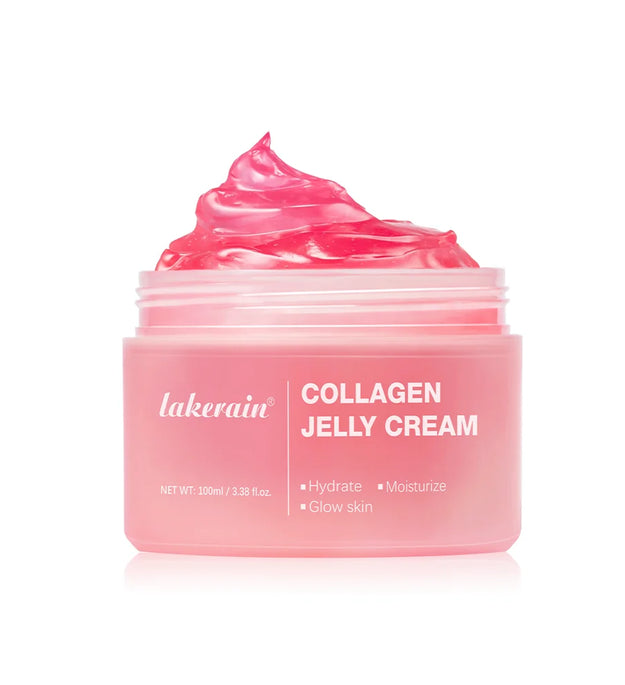 Moisturizing Collagen Jelly Cream Niacinamide Hydrolyzed Collagen Tightening Soothing Anti-Aging Firmness Hydration Skincare - BlissFully