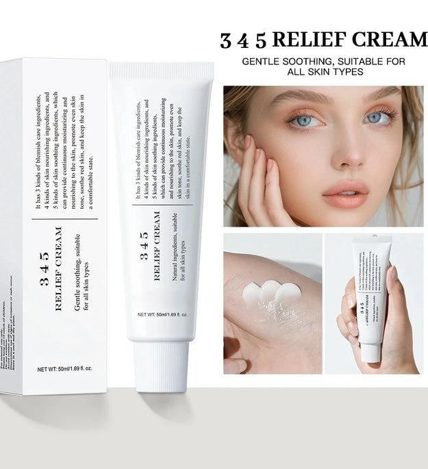 345 Relief Cream Moisturizing Blemishes Nourish The Skin And Provide Soothing Care Resulting In A Well-Rounded Skincare Solution