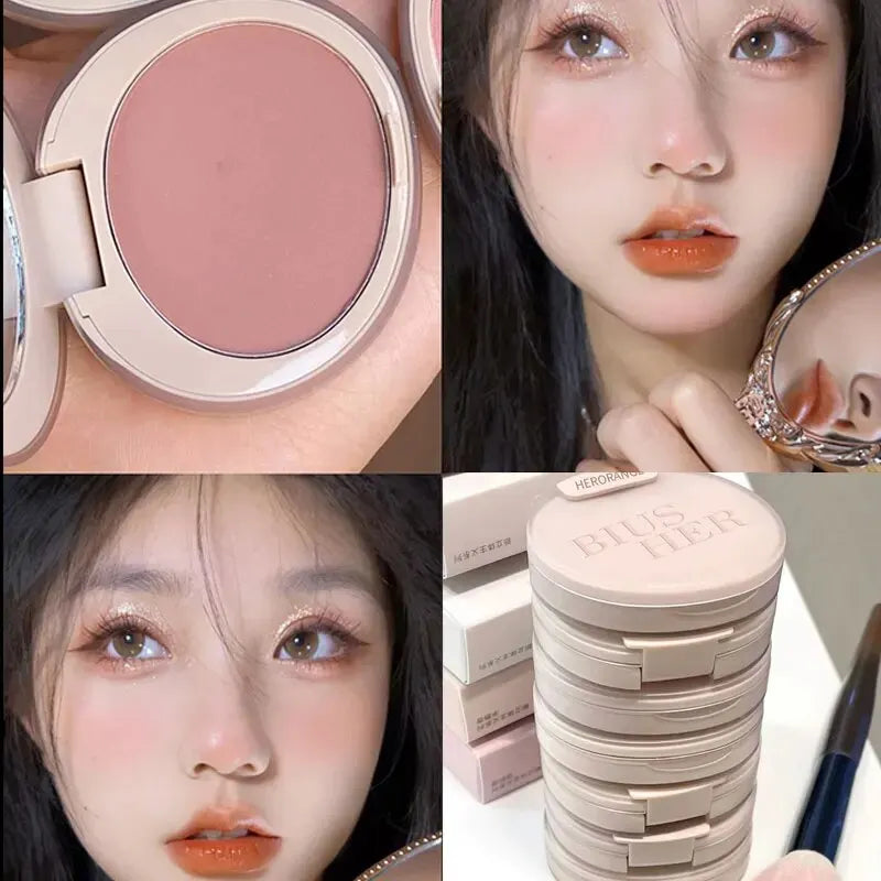 HERORANGEHR526 Monochromatic Blush Is Waterproof, Sweat-proof, Colorfast, and Durable. Six Colors Are Available.