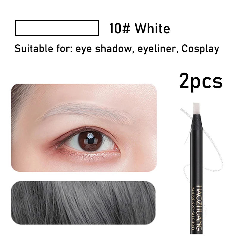 1pcs Long-lasting Waterproof Eyebrow Pencil Off with Brush Microblading Permanent Makeup Tools Pull Cord Peel-off Brow Pencil