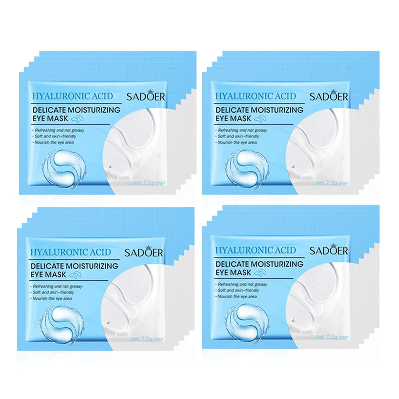 5/10/20 Pairs SADOER Crystal Collagen Eye Mask Anti Dark Circles Removal Eyes Bag Moisturizing Eye Patches Beauty Eyes Skin Care