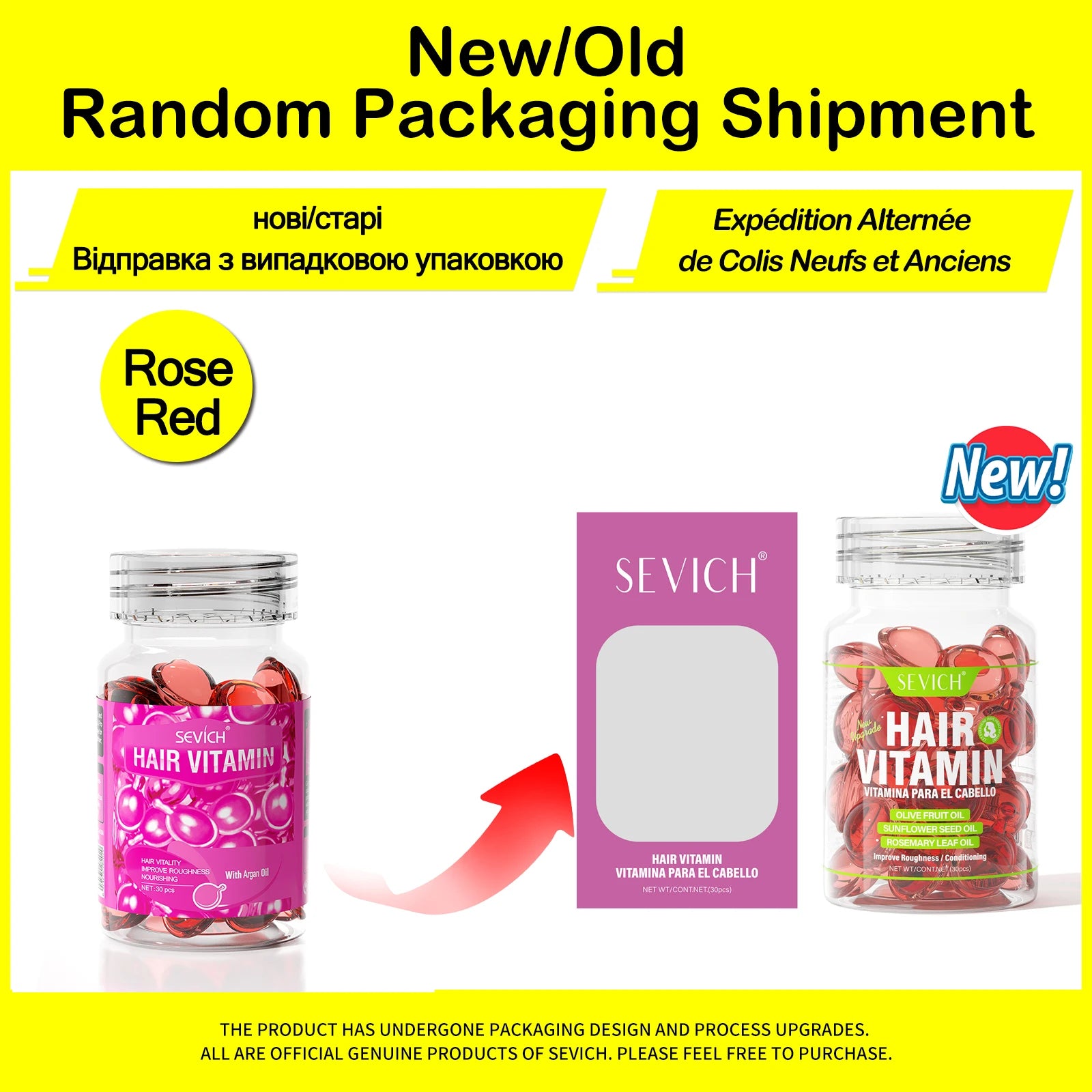 30Pcs Anti Hair Loss Hair Vitamin Capsule Oil Keratin Complex Oil Smooth Silky Hair Serum Hair Mask Repair Frizz Damaged Sevich