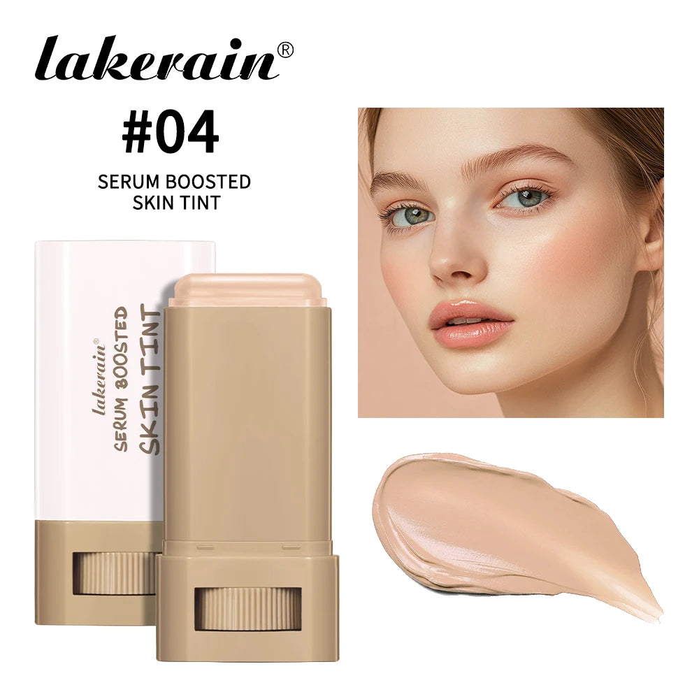 Skin Tint Stick Waterproof Nourishing Solid Tinted Serum Foundation Skin Tint Balm Face Tinted Face Contour Stick Makeup - BlissFully