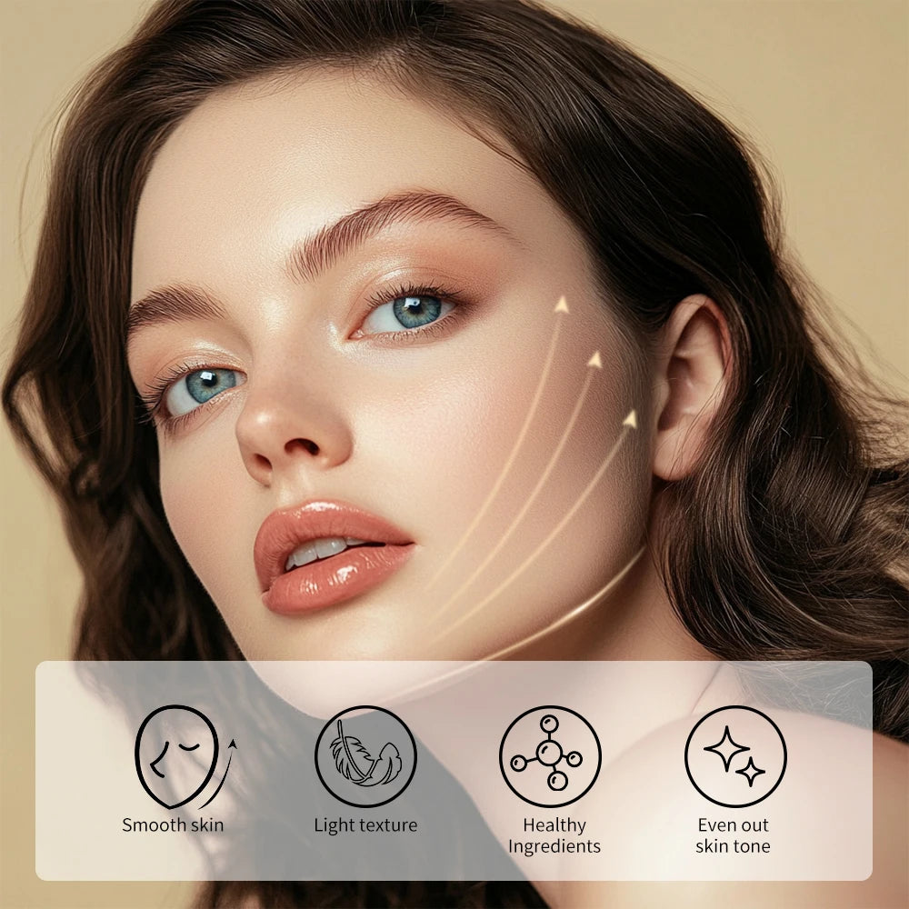 Peter Face Tighten Cream Reduce Fine Lines Pores and Imperfections 30ml No-Filter Primer Firm and Blur Skin for Flawless - BlissFully