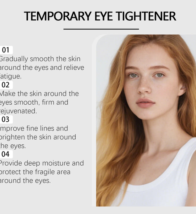 Instant Firm Eye Tightener Cream Lightens Fine Lines Dark Circles Reduces Puffiness Eye Cream Lifting Nourishing Eye Care Cream