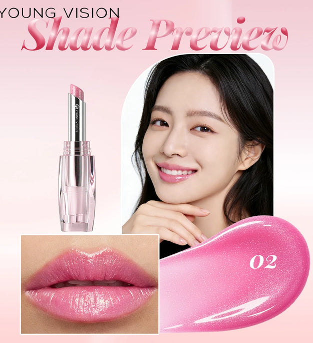YOUNG VISION 6 Colors Fine Shimmer Nourishing Light Lipstick Long Lasting Colors Easy to Apply Lip Moisturizing Lipstick