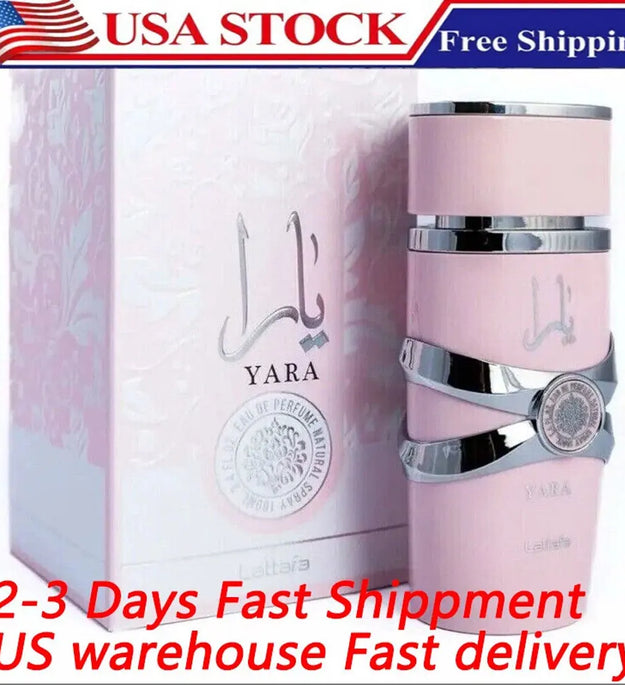Yara by Lattafa Perfumes | Eau De Parfum - 100ml (3.4 fl oz) | - Women Long-Lasting Floral Scent Best Valentine's Day Gif