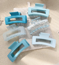 7 Pcs Big Hair Claw Clips 3.4