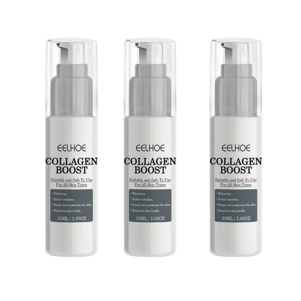 1/2/3pcs 30ml Collagen Boost Firming Essence Cream Fade fine lines Face brightening lightining Serum Cream skin care for women - BlissFully