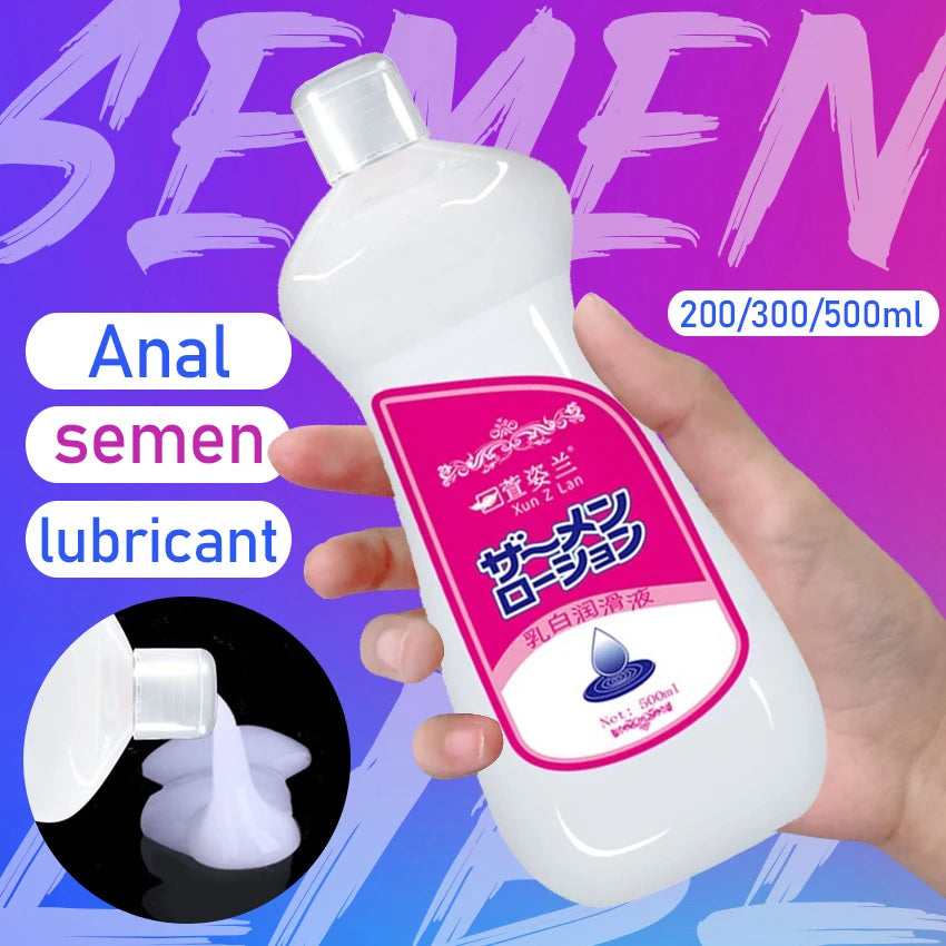 500ML Lubricant for Sex Cream Super Capacity Viscous Lube Water Based Sex Massage Oil Anal Adult Masturbation Toy Couple Game 18