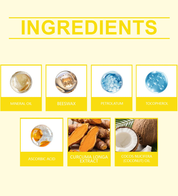 HOYGI Turmeric Lip Scrub Exfoliator Moisturizing Repair Lips Mask Softening Remove Dead Skin Coconut Oil Dry Lip Care Scrub Balm