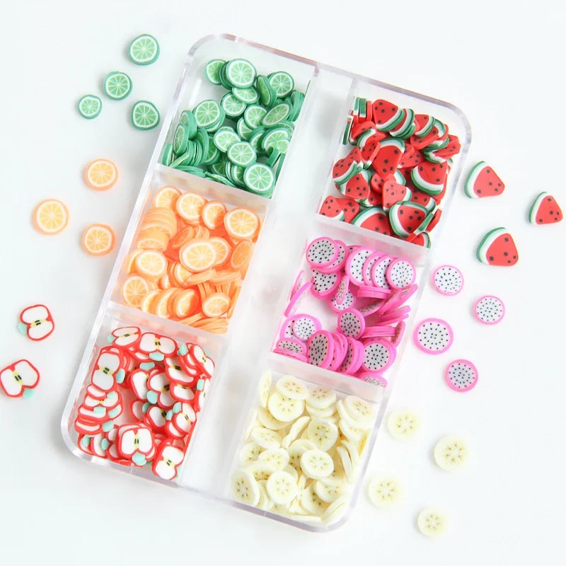 6Grids Holographic Square Nail Art Glitter Sequins Laser Ball Decoration Flakes Manicure Nails Supplies Professional Accessories