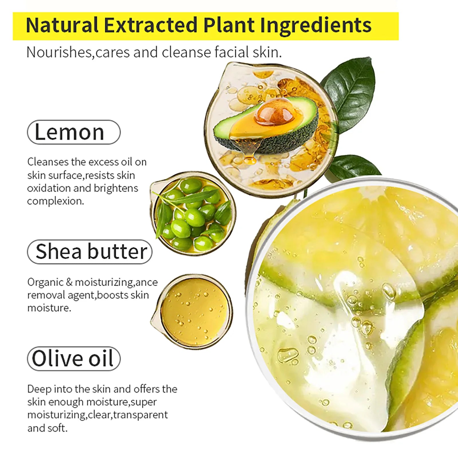 AILKE Dark Spots and Acne Remover Soap Bar, Whitening Skin with Natural Lemon, Olive Oil, Women Daily Face and Body Wash, 200g