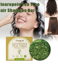 Herbal Dandruff Removal Shampoo Bar Mild Tea Tree Oil Essence Oil Control Scalp Cleansing Hair Care Soap Hair Damaged Repairing - BlissFully