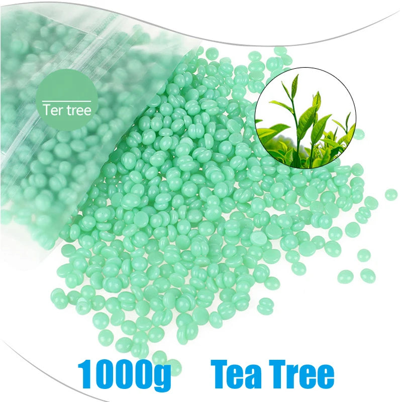 1000g/200g/50g  Hot Wax Hair Removal Depilatory Waxing Wax Beads For Wax Heater Painless for Body Hairs Removal Beans