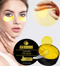 Golden Eye Mask Contains Collagen and Aloe Vera - Hypoallergenic Moisturizing Patch Suitable for All Skin Types, Increases Brightness and Elasticity, Reduces Dullness - BlissFully