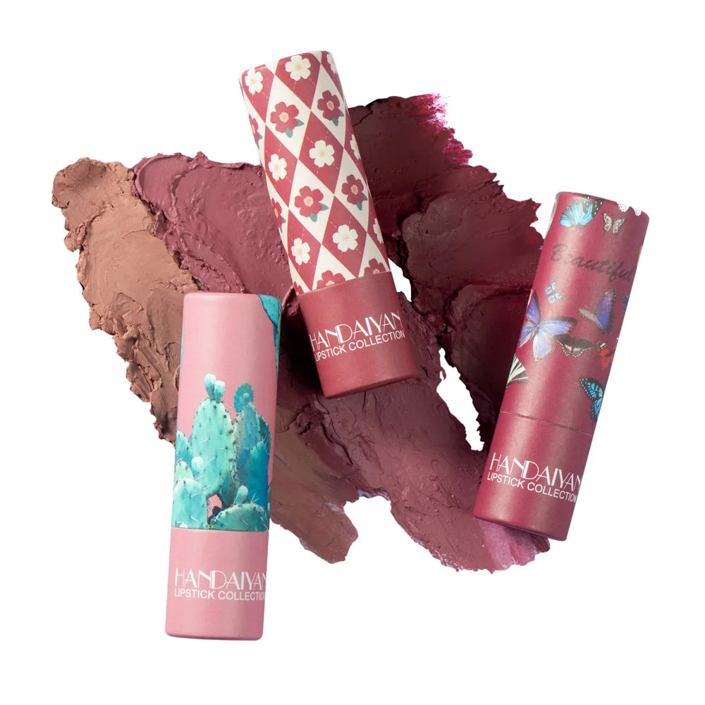 Matte Moisturizing Velvet Lipstick Edition Soft Smooth Nude Red Makeup Lip Stick Collection Waterproof Long-Lasting Cosmetics