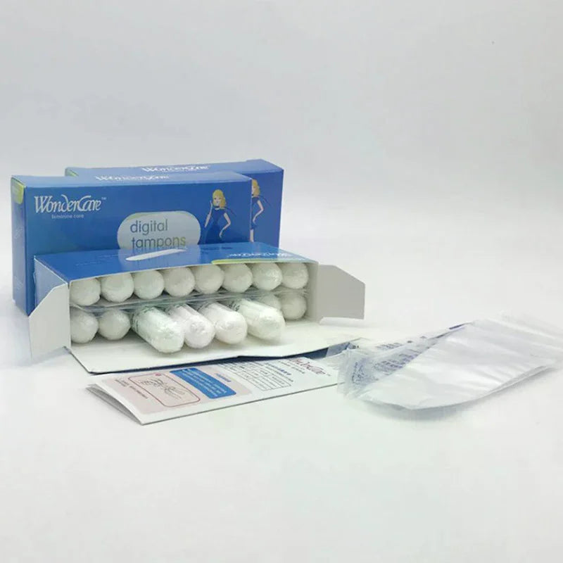 16Pcs/Box Super Absorbency Regular Cotton Tampons Women Menstruation Protection