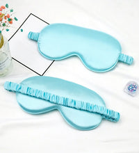 1PC Women Imitated Silk Sleep Eye Mask Portable Travel Eyepatch Nap Eye Patch Rest Blindfold Eye Cover Sleeping Night Eyeshade - BlissFully