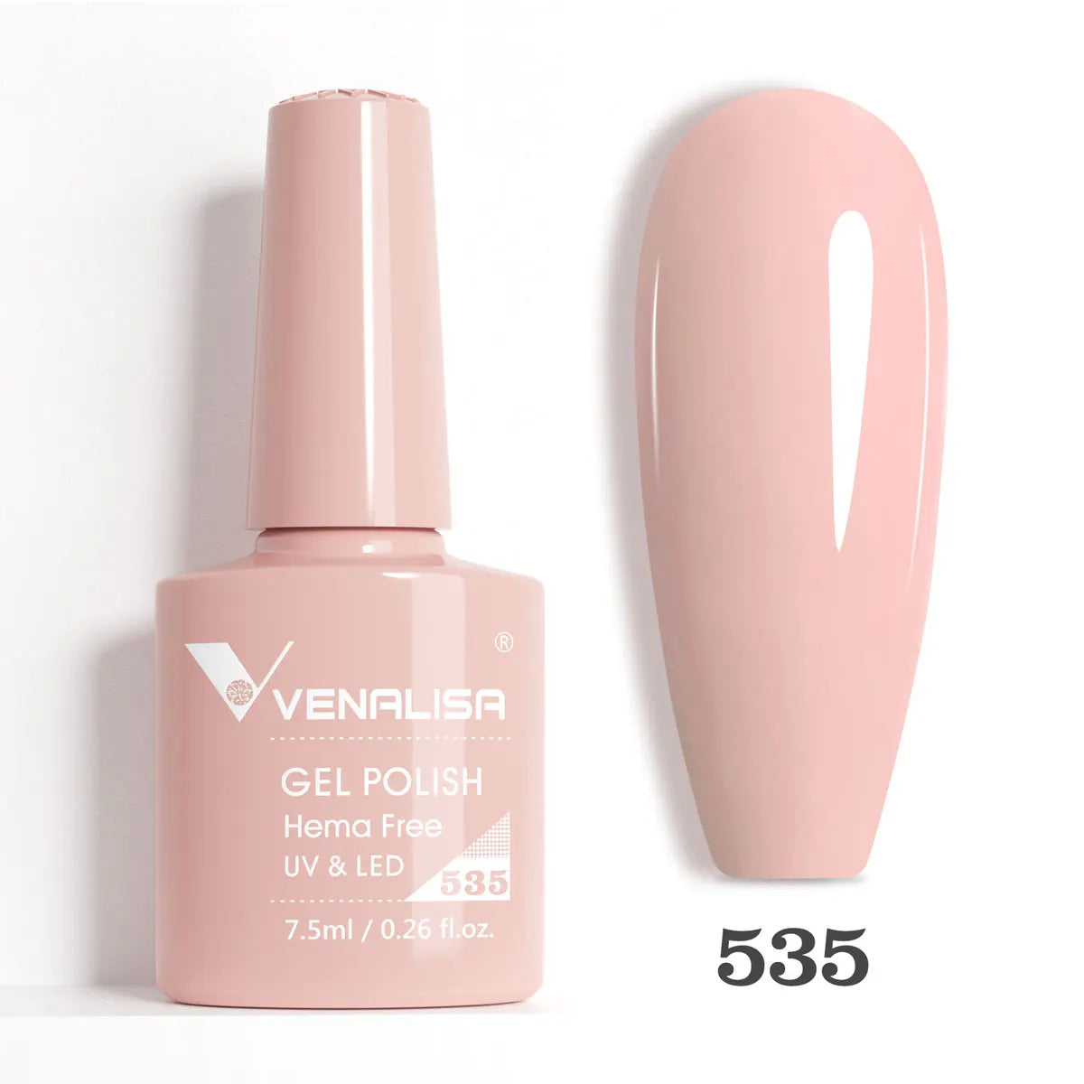 Venalisa HEMA TPO FREE Nail Gel Polish Glitter Gorgeous Full Coverage Soak Off UV LED French Nail Jelly Pink Nude Collection