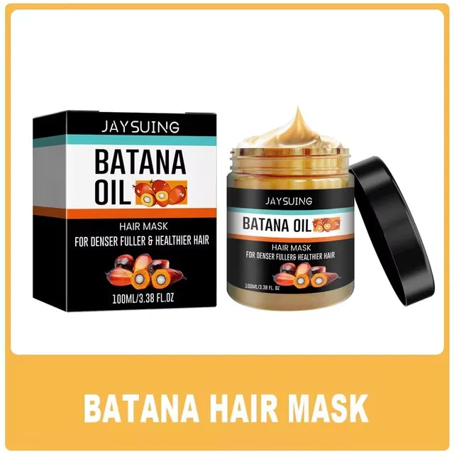 Fast Hair Growth Set Batana Oil Traction Alopecia Hair Mask Anti Break Loss Hair Growth Oil Baldness Treatment Hair Health Care