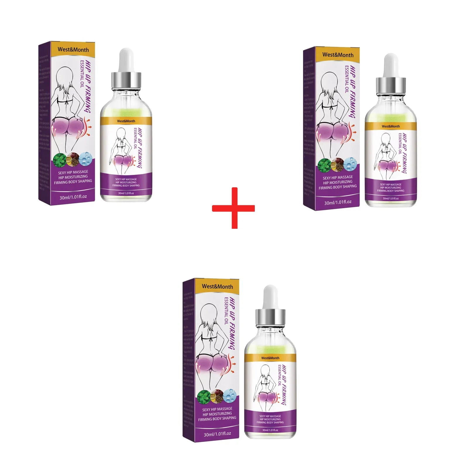 Buttock Massage Essential Oil Effective Hip Lift up Enhancement Shaping Firming Big Ass Plumping Sexy Lady Butt Enlargement Oil