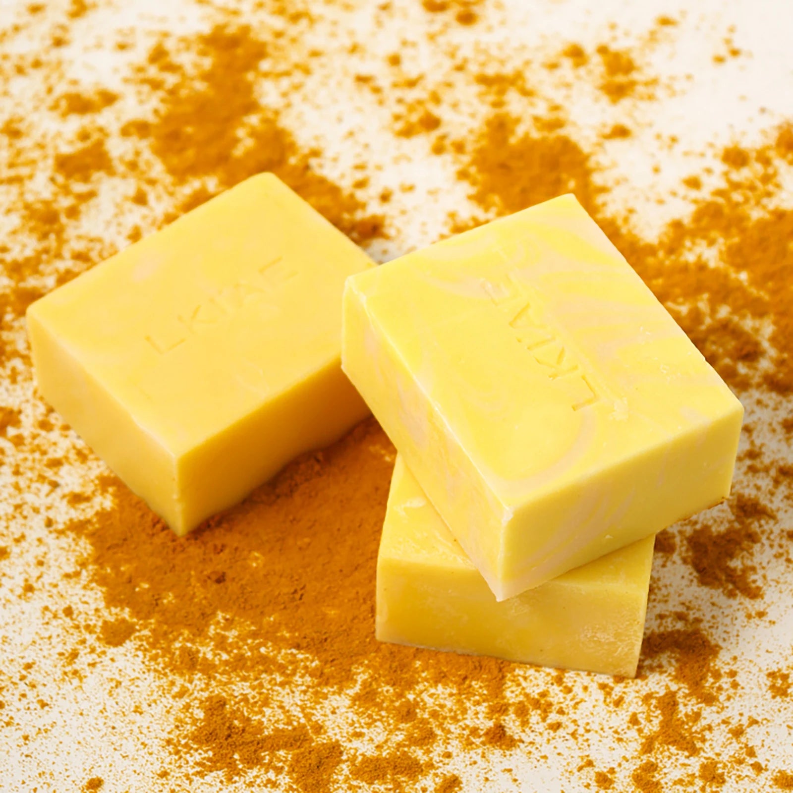 Natural Turmeric Whitening Soap Bar, Reduce Acne, Spots, Moisturize and Smoothen Skin, With Honey, Glycerin, 150g/5.3 oz