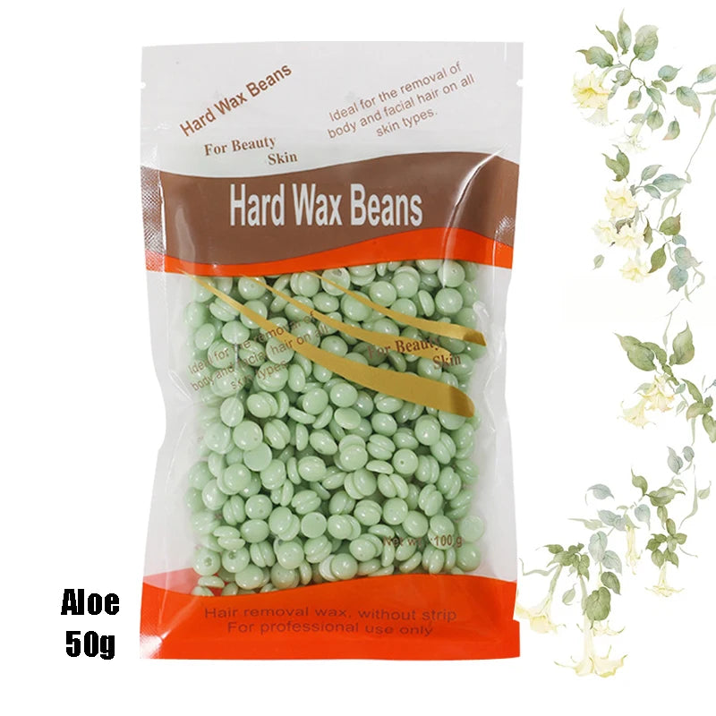 1000g/200g/50g  Hot Wax Hair Removal Depilatory Waxing Wax Beads For Wax Heater Painless for Body Hairs Removal Beans