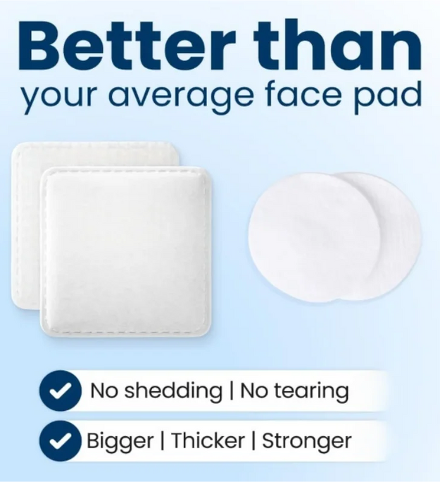 100pcs Large Cotton Pads for Makeup Removal,Soft & Lint-Free Face Pads for Facial Cleansing on All Skin Types