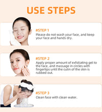 Orange Exfoliating Gel Dead Spot Remover Brighten Peeling 50g Gentle Repair Scrub Whiten Hydrating Moisturizer Korean Skin Care - BlissFully