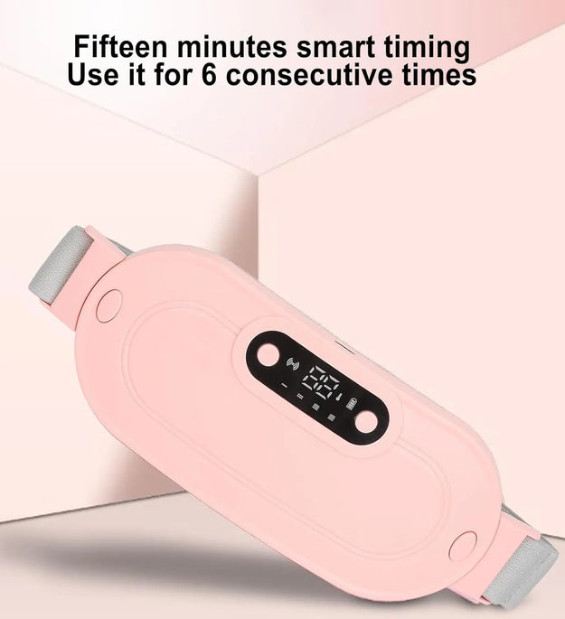 Heating Pad for Period Cramps, 5000 mAh Large Capacity, 5-10h Working Time, Portable Cordless Menstrual Heating Pad with 3Heat L