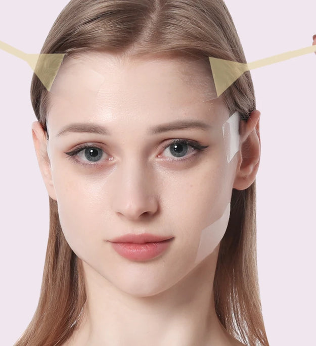 Invisible Facial Slimming Tape Wrinkle Removal Sticker Face Stickers Neck Eye Lifter Sticker Anti Aging Patch  Face Lift Tape - BlissFully