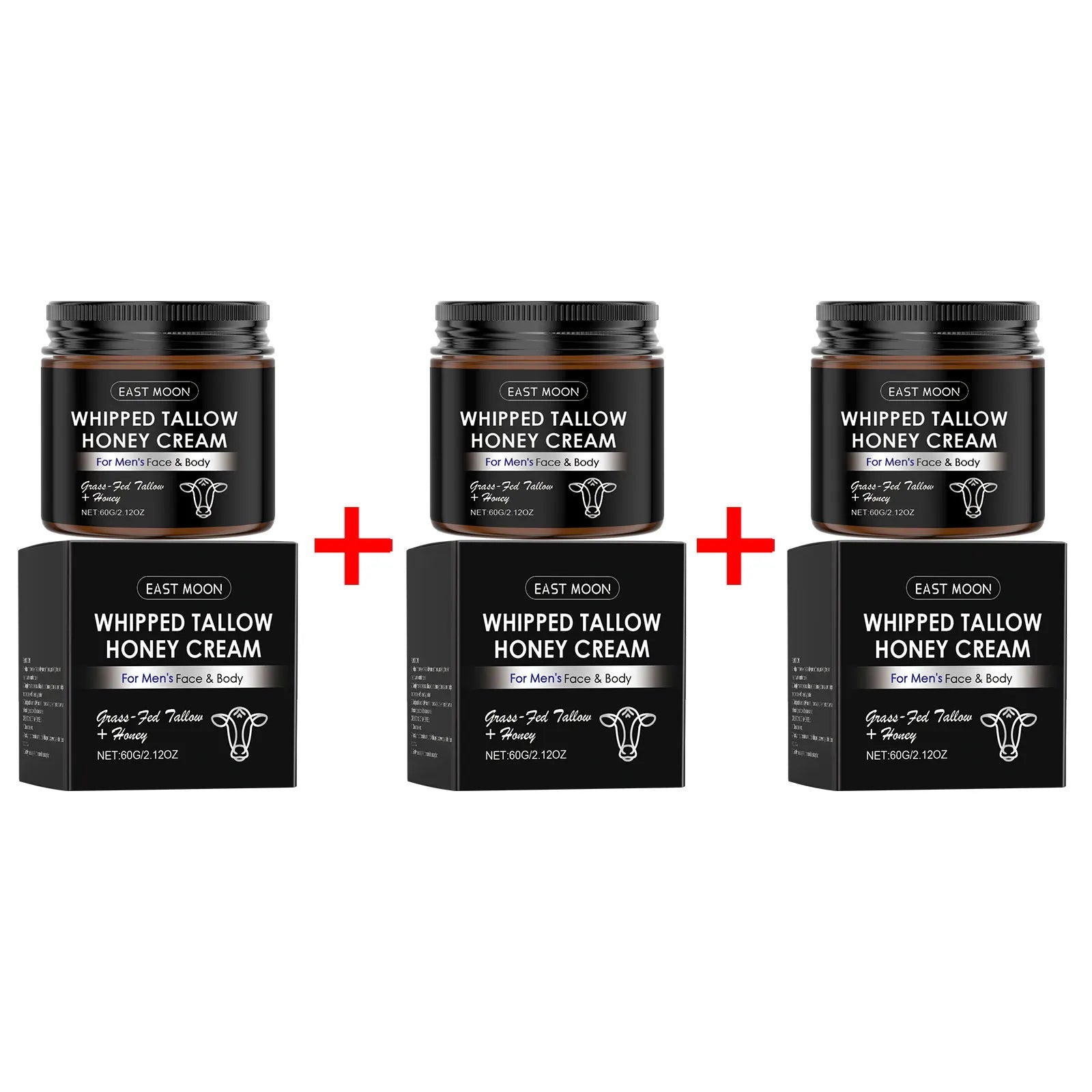 East Moon Tallow Honey Body Moisturizer Deep Nourishing Non Greasy Brighten Armpit For Glowing Oil Control Face Skin Care Cream